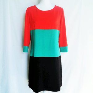 Size L,  Adore dress, orange/green/black
